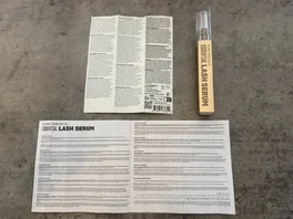 Babe Original package warning and direction sheets photographed by The Lash List