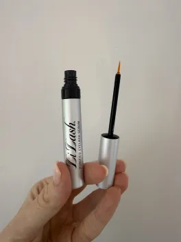 LiLash Purified Eyelash Serum open applicator photographed by The Lash List