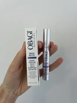 Obagi Nu-Cil retail box and tube photographed by The Lash List