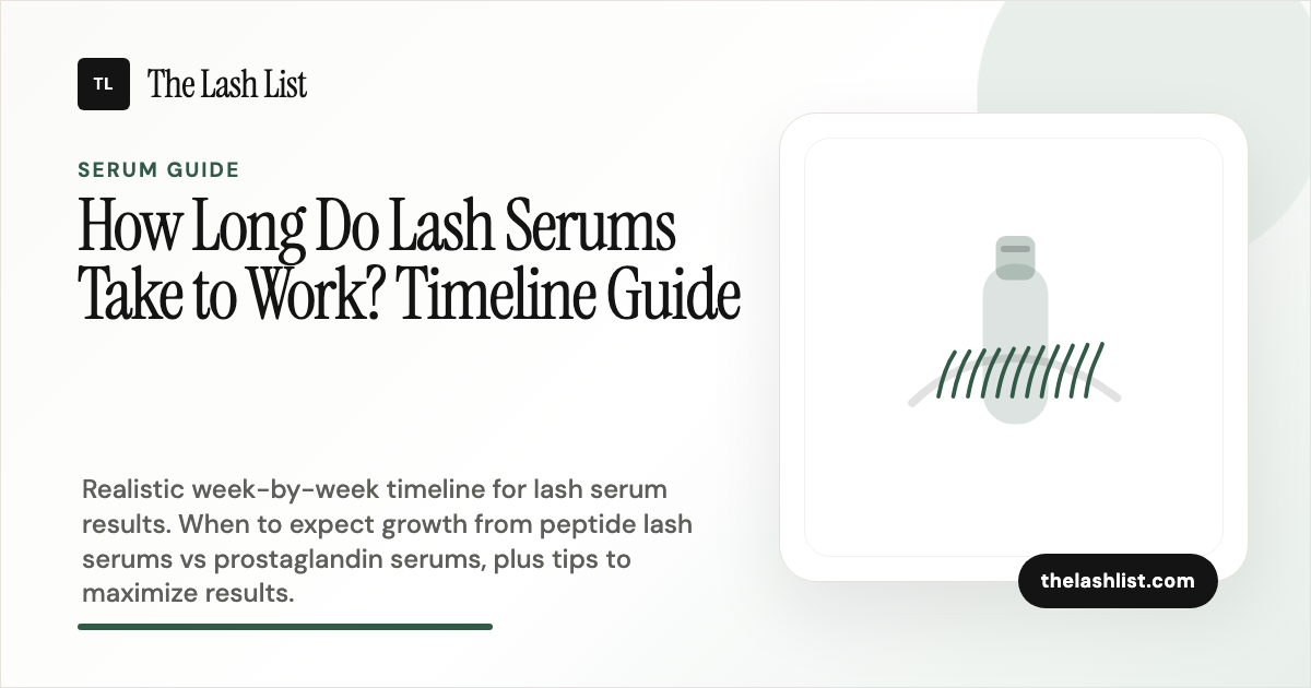 How Long Do Lash Serums Take to Work? Timeline Guide (2026) | The Lash List