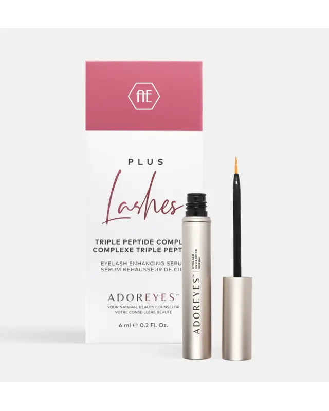 ADOREYES Plus Lashes serum and box